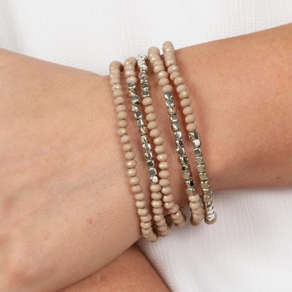 paparazzi Jewelry - Tulum Trek - Brown Bracelet